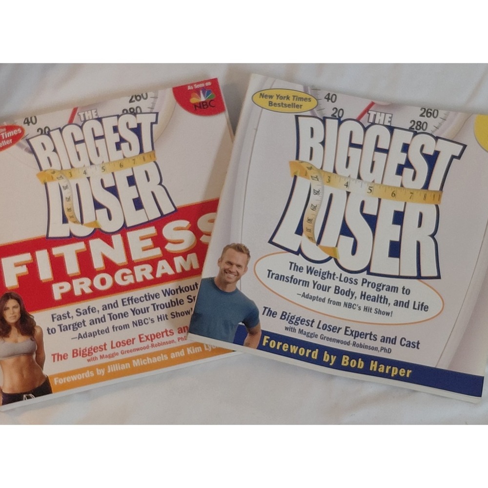 The Biggest Loser Book Lot Fitness Program & Weight Loss Program Paperback